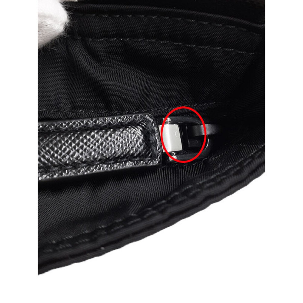 Prada Shoulder Messenger Black Crossbody Bag Re - Picture 5 of 9